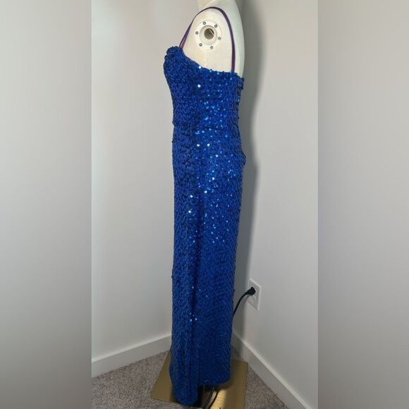 VTG 80s ROB HILL Sequined Maxi Dress - Picture 2 of 6